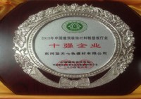 中國(guó)建筑裝飾材料鋁塑板行業(yè)十強(qiáng)企業(yè)